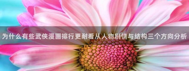 漫蛙漫画网站最新地址：为什么有些武侠漫画排行更耐看从人物剧情与结构三个方向分析